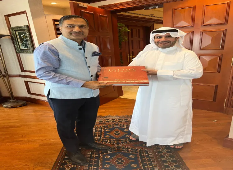 السفير الهندي لدى الكويت يلتقي برئيس مجلس إدارة بنك برقان