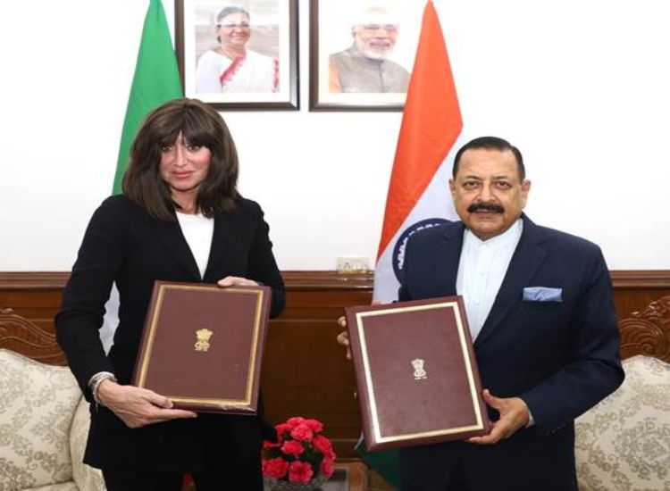 وزير الدولة للعلوم والتكنولوجيا ووزيرة الجامعات والبحث الإيطالية يبحثان تعزيز التعاون في التقنيات الكمية، والذكاء الاصطناعي، والتكنولوجيا الحيوية