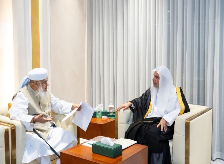 خليل الرحمن سجاد النعماني يلتقي بالأمين العام لرابطة العالم الإسلامي