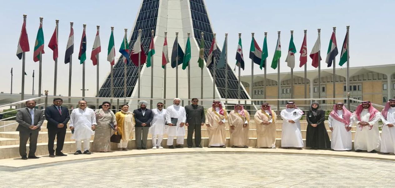 الوفد البرلماني الهندي في جامعة نايف العربية للعلوم الأمنية في الرياض