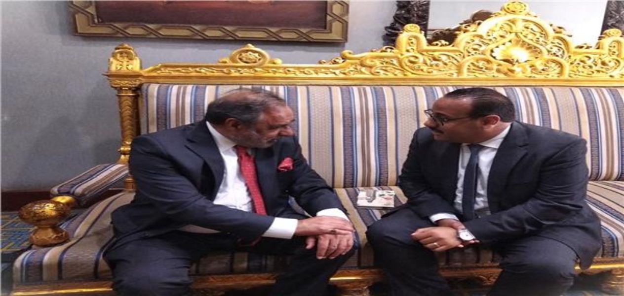 آناند شارما وزير الدولة الهندي الأسبق للشؤون الخارجية ومحرر بوابة أخبار اليوم المصرية