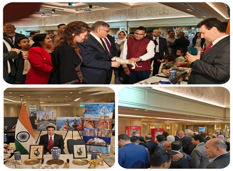 المجلس الهندي للعلاقات الثقافية في مصر يشارك في معرض الحرف التراثية والمنتجات اليدوية