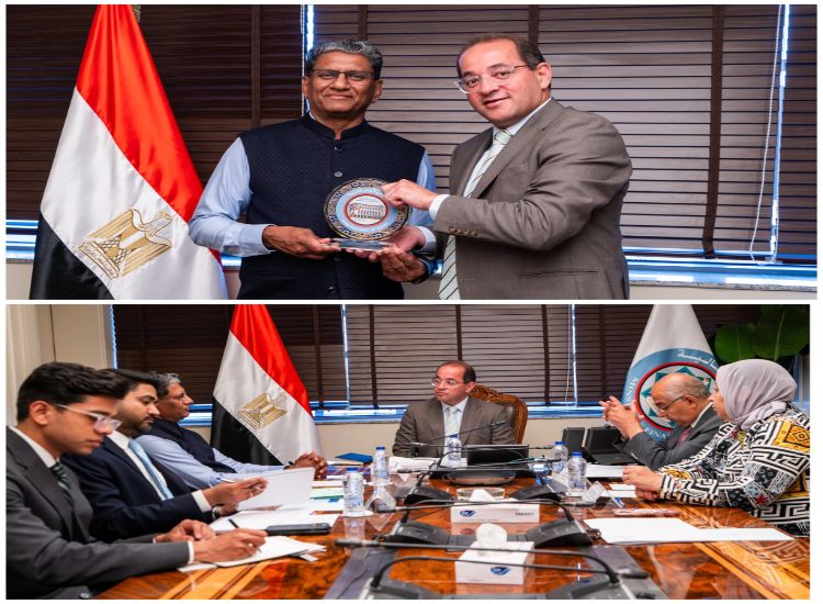 السفير الهندي ووزير المالية المصري يبحثان فرص الاستثمار في مصر