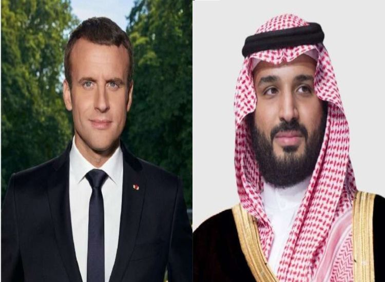 ولي العهد السعودي يتلقى اتصالًا هاتفيًا من الرئيس الفرنسي