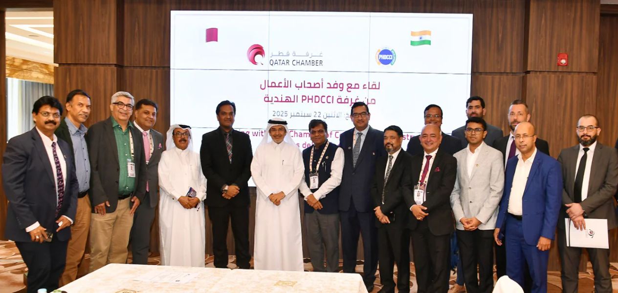 وفد أعمال هندي يبحث مع غرفة قطر الفرصَ الاستثمارية وتعزيز التعاون