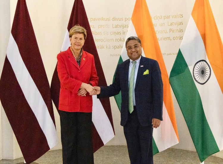 انعقاد الجولة التاسعة من المشاورات السياسية بين الهند ولاتفيا في ريغا