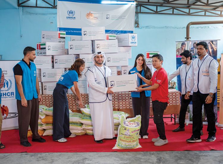 زيارة وفد إماراتي إلى نيودلهي لتقييم أثر المشاريع الإنسانية للاجئين