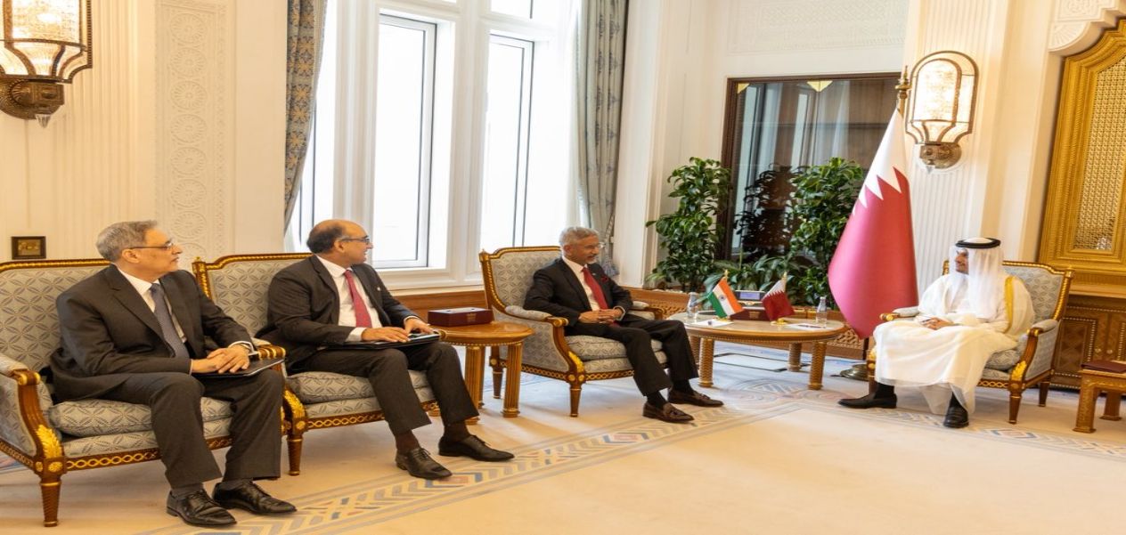 وزير الخارجية جايشانكار ونظيره القطري يستعرضان علاقات التعاون بين البلدين