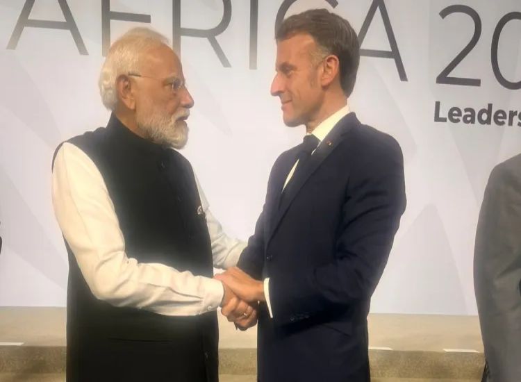 الرئيس الفرنسي ماكرون يشيد بالصداقة مع الهند بعد لقائه رئيس الوزراء مودي