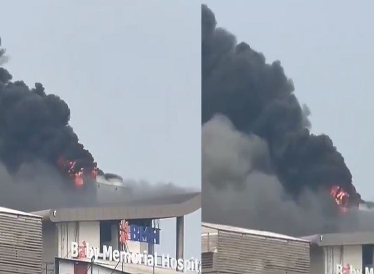 حريق في مستشفى خاص بولاية كيرالا دون تسجيل إصابات