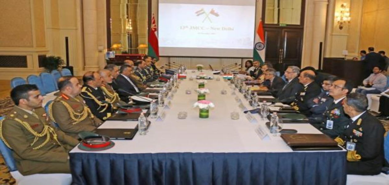 الاجتماع الـ13 للجنة التعاون العسكري المشتركة بين الهند وعُمان يُعقد في نيودلهي