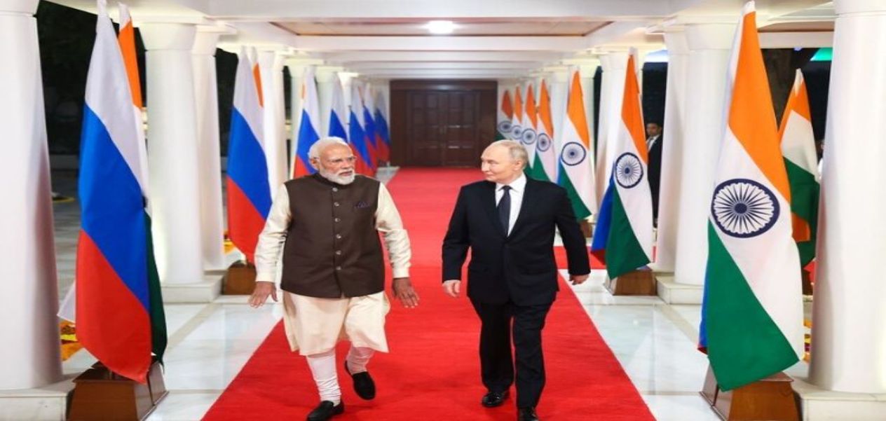 إقامة مراسم استقبال رسمي لبوتين في راشتراباتي بهاون