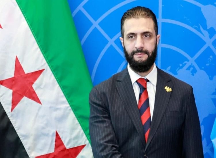 الرئيس السوري أحمد الشرع