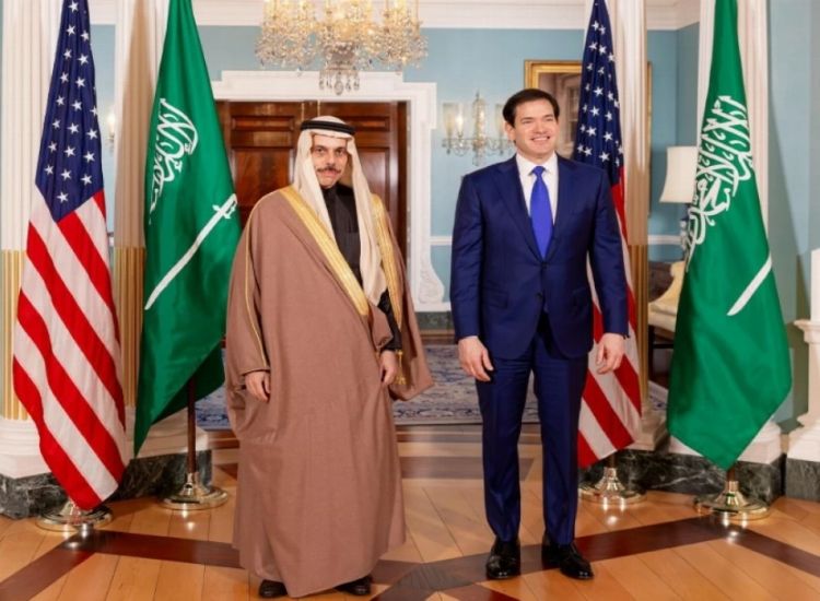 فيصل بن فرحان يلتقي وزير الخارجية الأمريكي ماركو روبيو في واشنطن