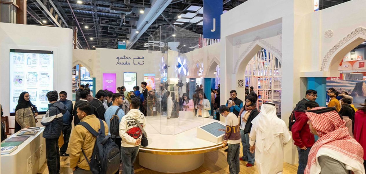 جناح دولة قطر في معرض نيودلهي الدولي للكتاب يشهد إقبالاً جماهيريًا واسعًا