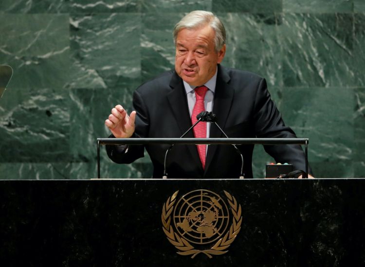غوتيريش: العالم يواجه الانقسام والفوضى والأمم المتحدة متمسكة بالعدالة والسلام