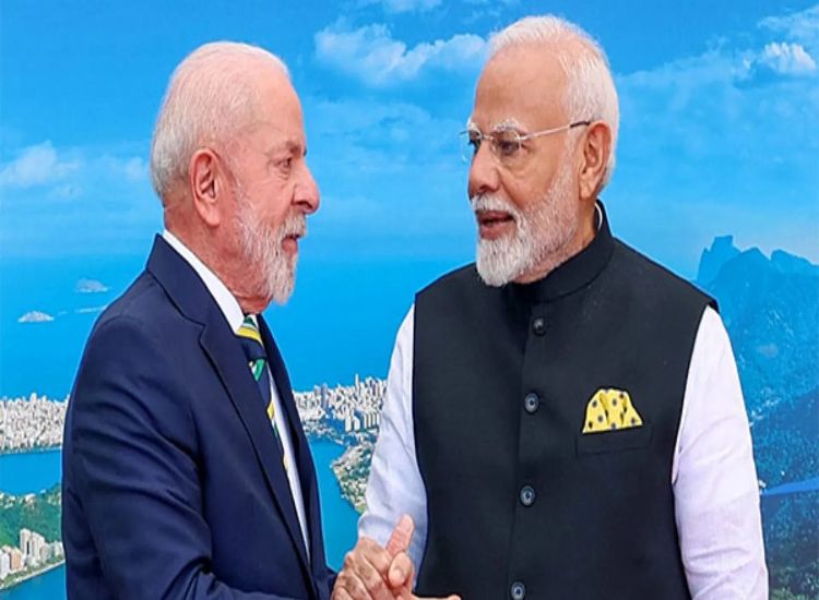 مودي يتلقى اتصالًا هاتفيًا من الرئيس البرازيلي لولا دا سيلفا