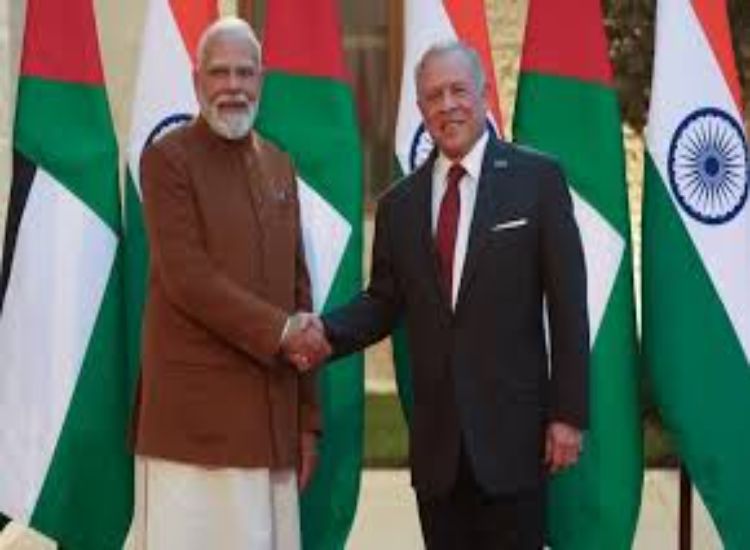 رئيس الوزراء مودي يجري اتصالًا هاتفيًا مع ملك الأردن