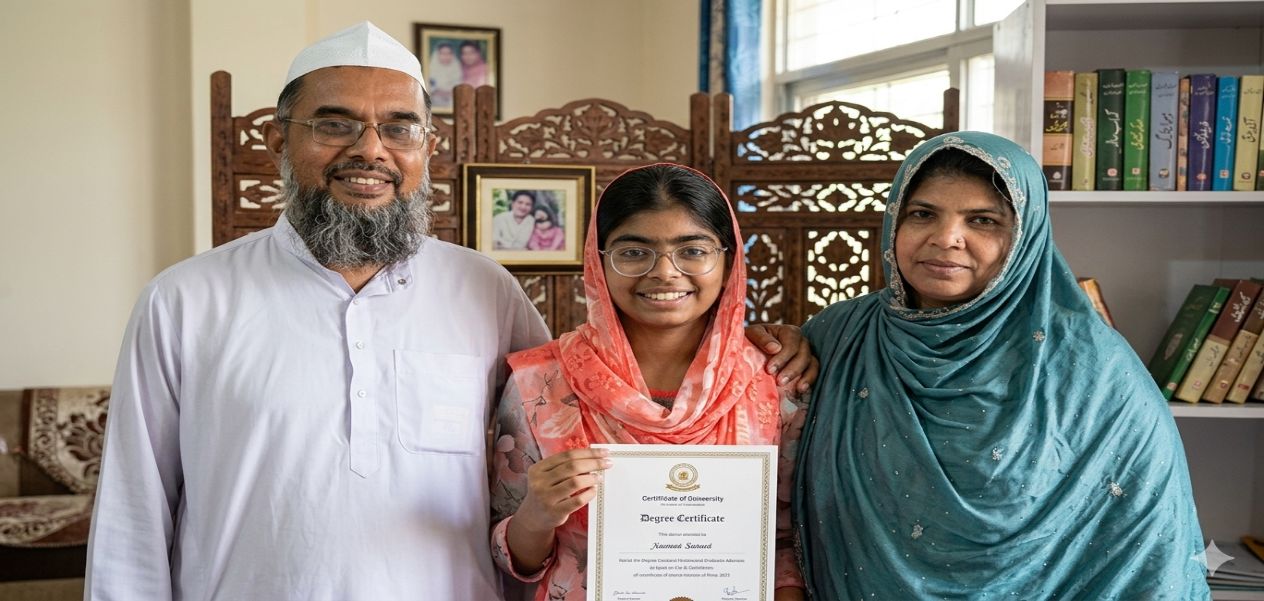 ناهد سلطانة.. ابنة إمام مسجد تتصدّر نتائج امتحانات الثانوية في بيهار بـ489 درجة