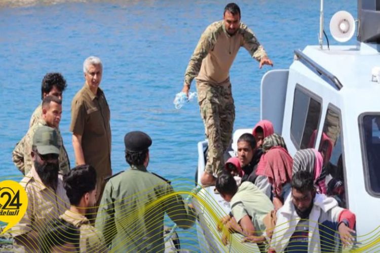 إنقاذ 38 مُهاجرًا غير شرعي قُبالة السواحل الليبية