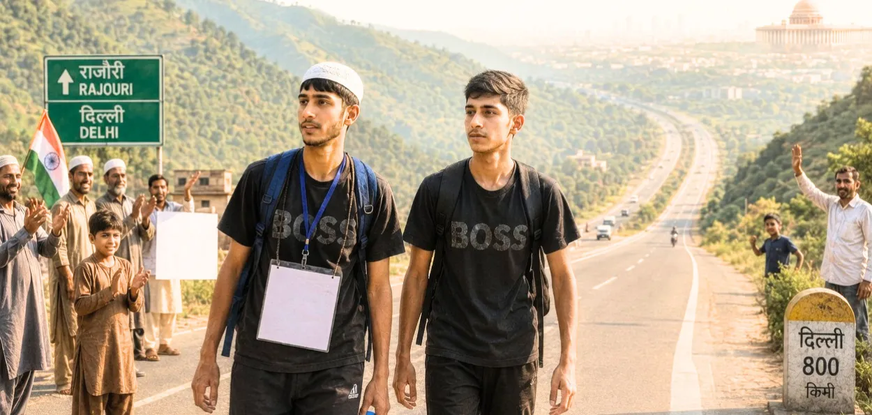 شاب مسلم وآخر هندوسي.. رحلة على الأقدام من أجل تنمية بير بنجال وتعزيز الوحدة الوطنية