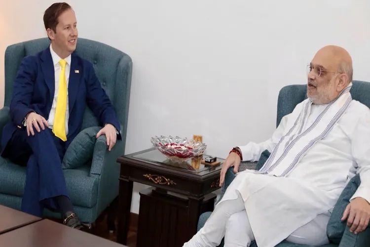 السفير الأمريكي يبحث مع أميت شاه تعزيز التعاون في مكافحة الإرهاب وأمن الحدود