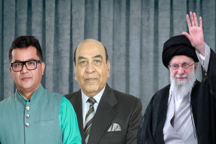 حاكم بيهار ووزير الدولة للشؤون الخارجية يشاركان في تشييع علي خامنئي نيابةً عن الهند