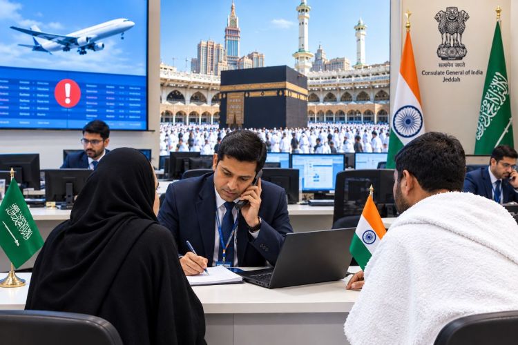 الهند تفتتح غرفة عمليات إضافية في مكة لمساعدة المعتمرين وسط اضطرابات الرحلات الجوية