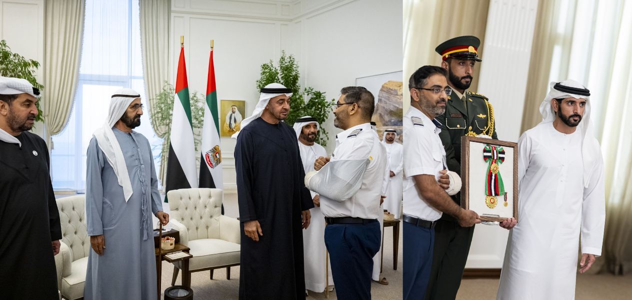 رئيس الإمارات يمنح كابتن سميت ماتشّار، طيار 