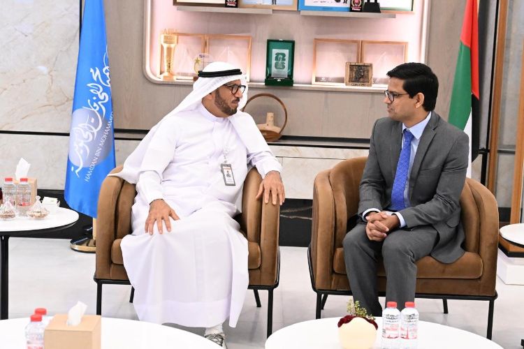 القنصل العام الهندي يلتقي مدير عام الإدارة العامة للهوية وشؤون الأجانب في دبي