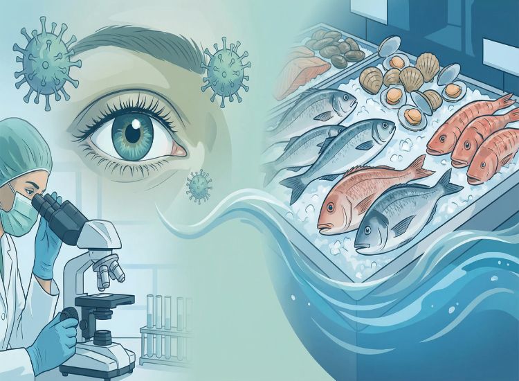  دراسة صينية تكشف عن علاقة أمراض العيون بالمأكولات البحرية النيئة